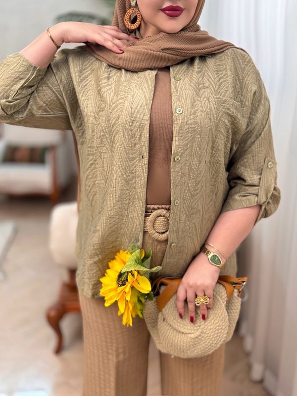 شومیز مانتویی جولی 3288