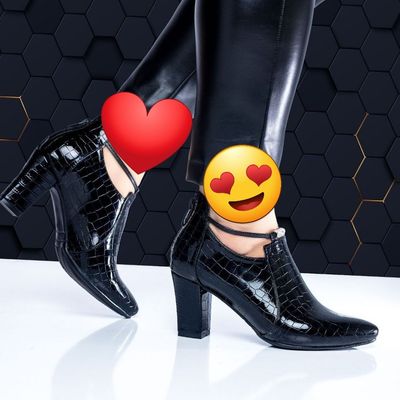 کفش مجلسی زنانه پاشنه بلند سه نگین