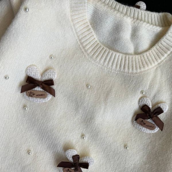 بلوز بافت موهر طرح برجسته وارداتی