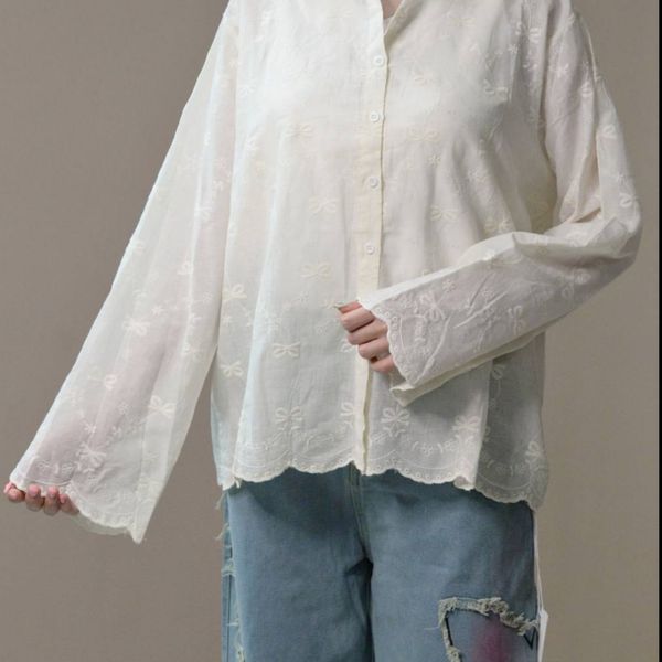 شومیز وارداتی طرح پاپیون