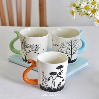 ماگ دسته رنگی