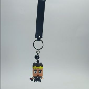 آویز و جاسوئیچی سیلیکونی طرح ماینکرافت