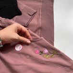 بلوز و شلوار دورس پنبه گلدوزی شده