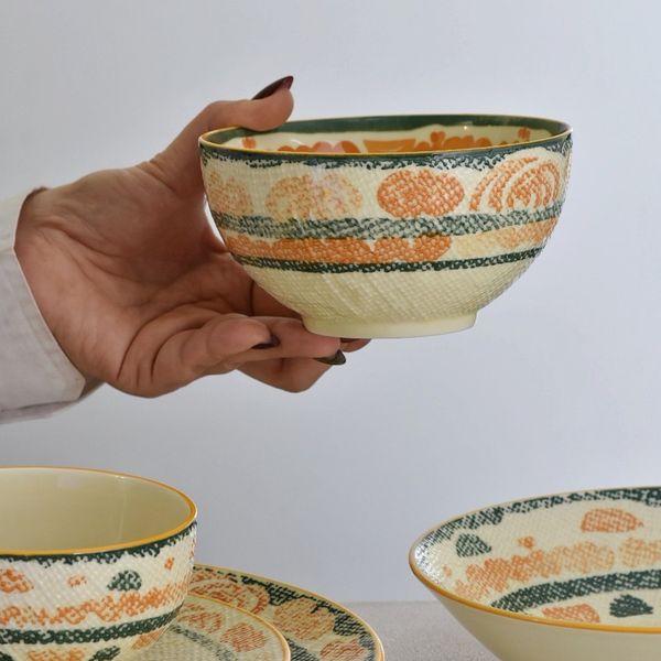 سرویس غذاخوری  نارنجی