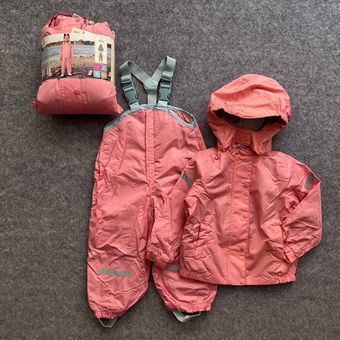 ست کاپشن و شلوار دخترانه L&D کد EU3418