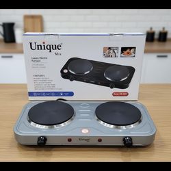 اجاق برقی دوشعله یونیک دارای ترموستات