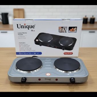 اجاق برقی دوشعله یونیک دارای ترموستات