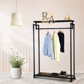 رگال کلاسیک بالا پایین چوب تک آویز