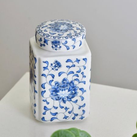 بانکه  طرحدار آبی کوچک