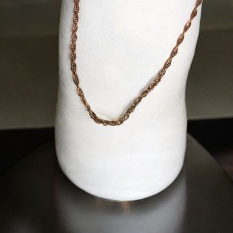 زنجیر استیل طلایی مارپیچ کد S94