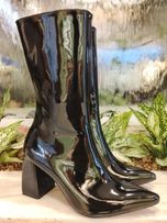 بوت ورنی نوک تیز پاشنه8سانت