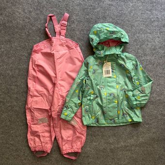 ست کاپشن و شلوار بارانی دخترانه ایمپی دیمپی کد EU3433