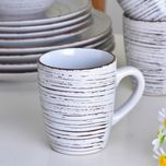 ست روستیک دایره ای سفید کرم