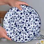 سرویس غذاخوری آبی گلدار