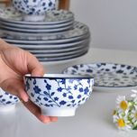 سرویس غذاخوری آبی گلدار