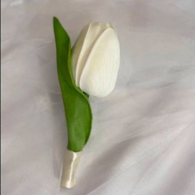 گل جیب داماد لاله مصنوعی لمسی