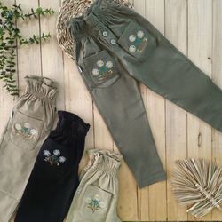 شلوار مام استایل دخترانه