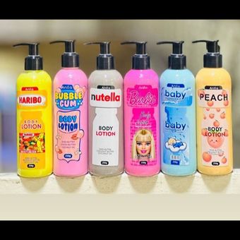 لوسیون پمپی آبرسان و مرطوب کننده پوست بدن آنیلا