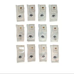 جوراب ساق بلند آدیداس سفید کد 12202200