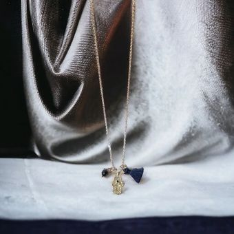 گردنبند نقره ای  دست یسنا کد N8