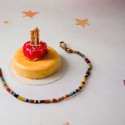 پابند منجوق منجوق رنگی کد P164