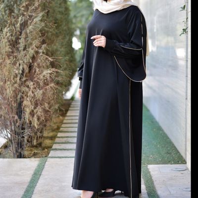 مانتو عبایی توران مشکی