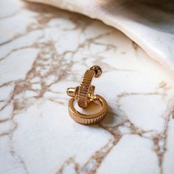 گوشواره میخی طلایی مینیمال کد P303