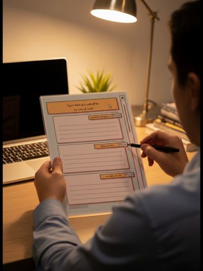 برگه برنامه ریز هفتگی