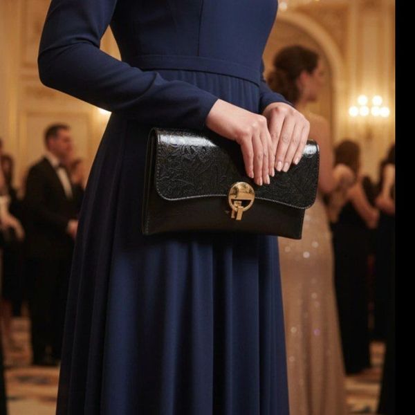 کیف مجلسی طرح دار کیانا کد 1555