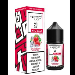سالت نیکوتین نرد توت‌فرنگی یخ/NERD LIQ STRAWBERRY ICE