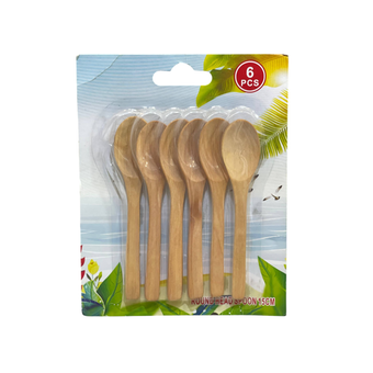 قاشق پیمانه چوبی بزرگ 15 سانت