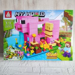 لگو ساختنی ماینکرافت کد2 | 220 قطعه | دارای برگه راهنما | فروشگاه ماینکرافت کالا