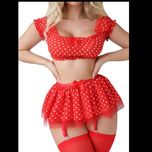 ست نیم تنه دامن همراه جوراب کد 0150