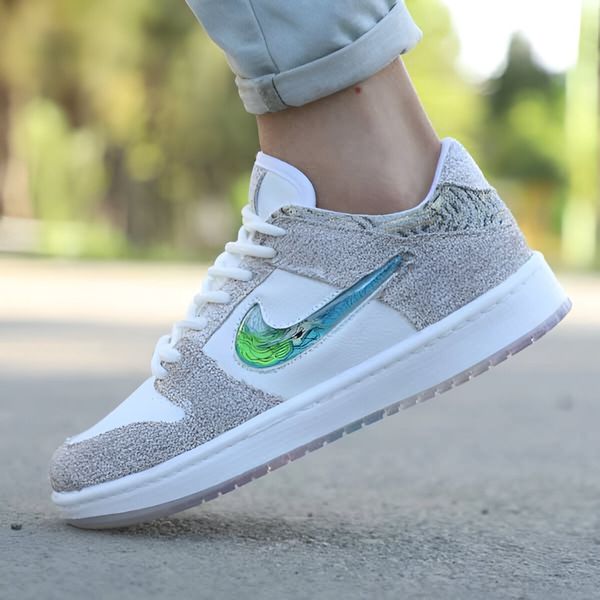 کتونی نایک دراگون سفید طوسی