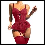 بادی فانتزی فنردار به همراه جوراب کد 2036