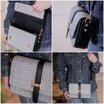 کیف دوشی زنانه H کد 1876