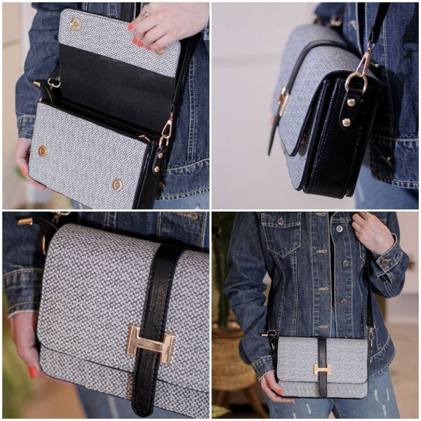 کیف دوشی زنانه H کد 1876