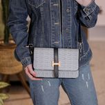 کیف دوشی زنانه H کد 1876