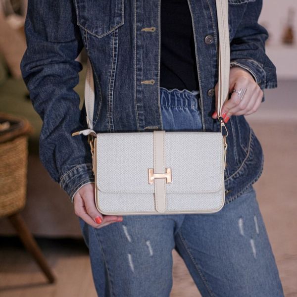 کیف دوشی زنانه H کد 1876