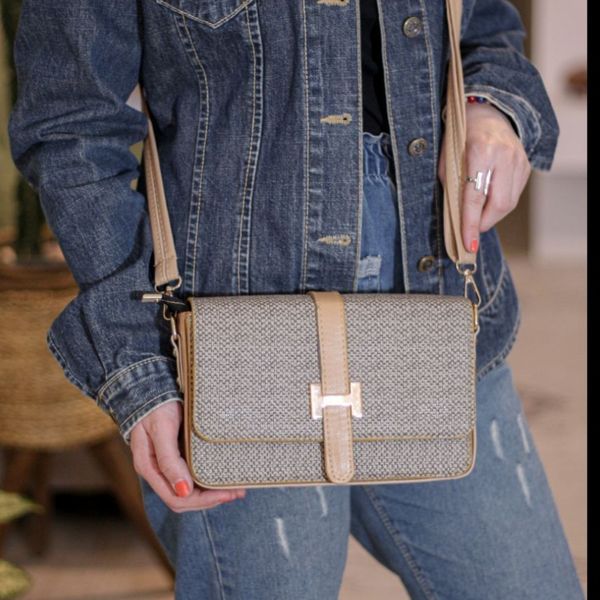 کیف دوشی زنانه H کد 1876