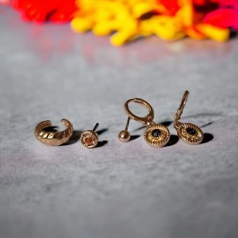 پک گوشواره و ایرکاف طرح مصری کد M356