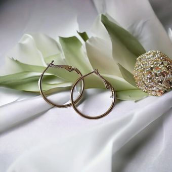 گوشواره حلقه ای  استیل کد M138