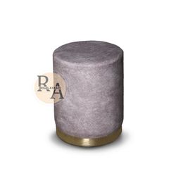 پاف استوانه پایه طلایی