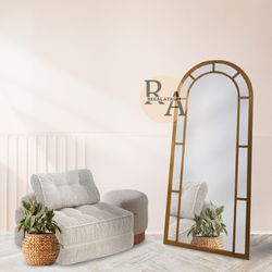 آیینه پنجره ای چوبی