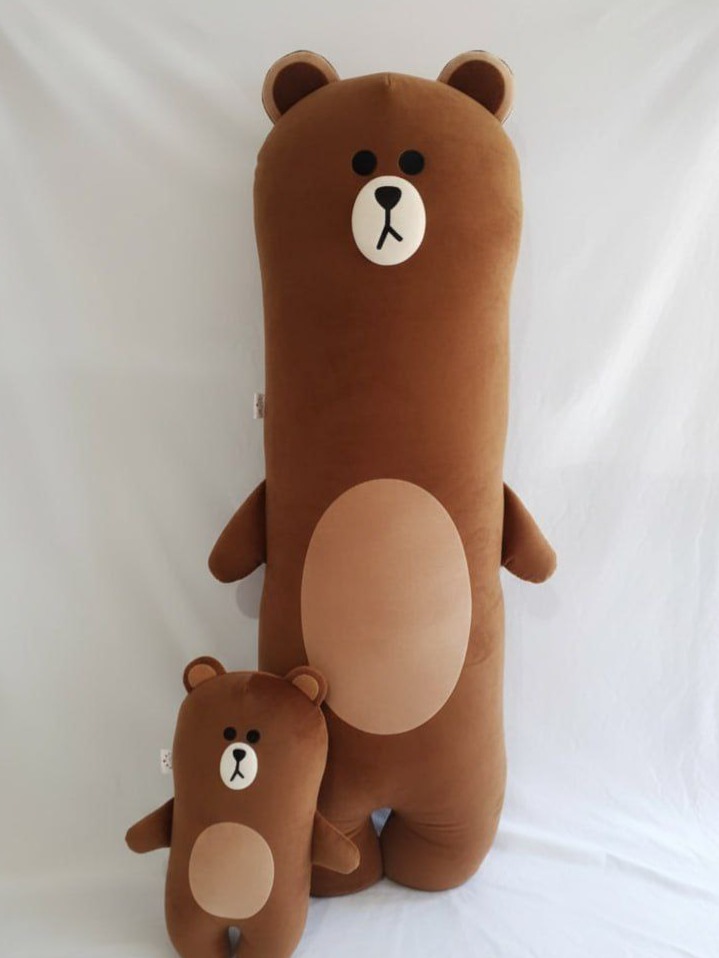 بالش فانتزی عروسکی بغلی خرسی 140×50