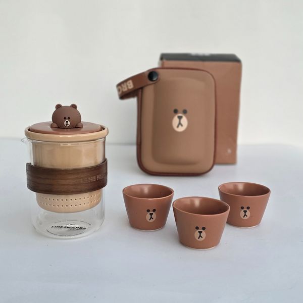 ست دمنوش 5 تکه خرسی