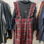 دامن ساسبند شیک چهارخونه