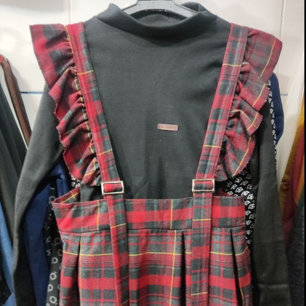 دامن ساسبند شیک چهارخونه