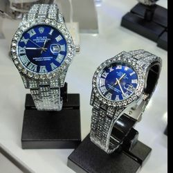 ساعت فول نگین مردانه و زنانه رولکس مدل Rk9089