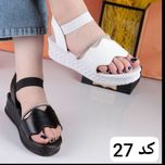 صندل نگینی زنانه مدل موجدار